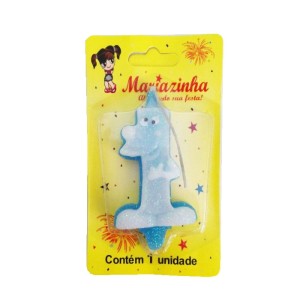 MARIAZINHA VELA SORRISO N1 AZUL C/10