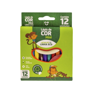 LAPIS DE COR ECO MINI 12 CORES