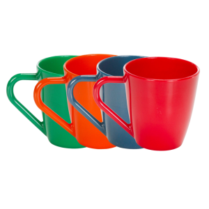 Xícaras de Acrílico 80ml Cores Variadas Avulsa - Ref. 2886 - ERCAPLAST